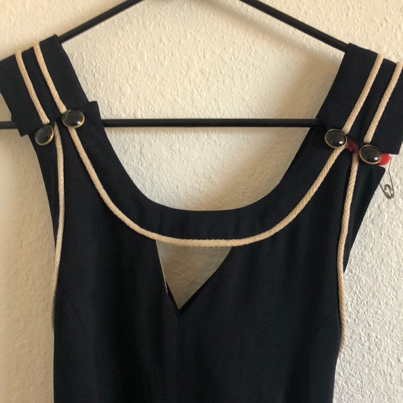 Anthropologie corded crossback jumpsuit - Picture 6 of 8